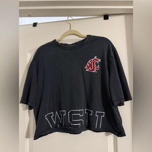 Rivalry Threads 91 Women’s Washington State University Crop Top Size L College